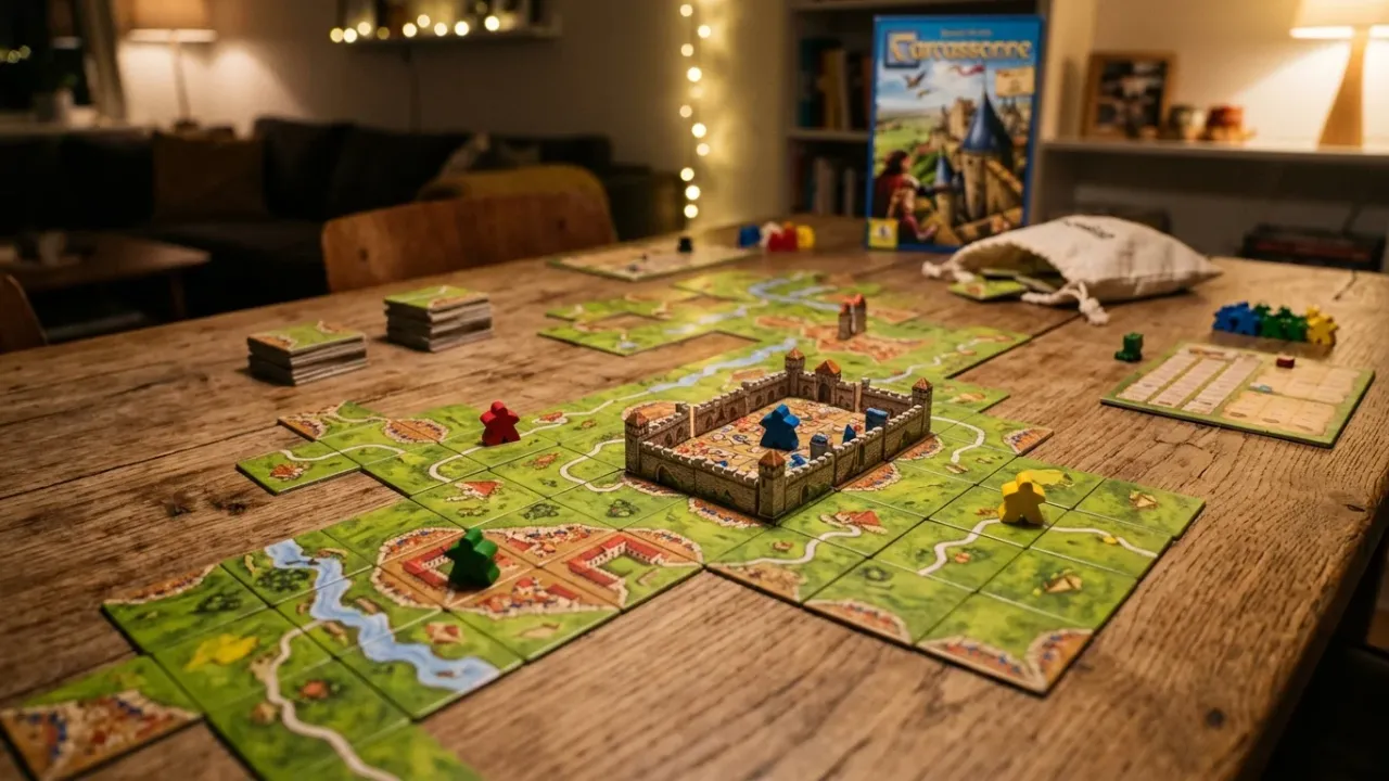 Carcassonne regler — komplett snabbguide & poängräkning spelregler, setup och officiella komponenter